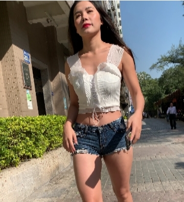 街拍美女热裤高跟大长腿视频曝光
