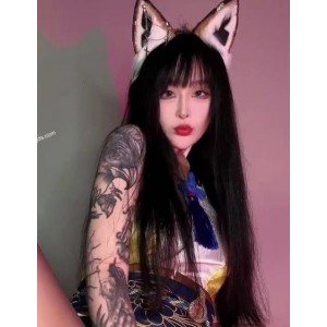 抖音颜值女神九条南无最新福利6V1G，自拍道具秀，粉丝七万+